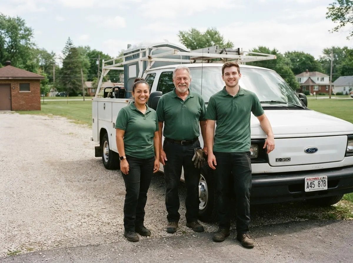 Oak Grove Porta Potty portable toilet rentals team in Kenosha, WI